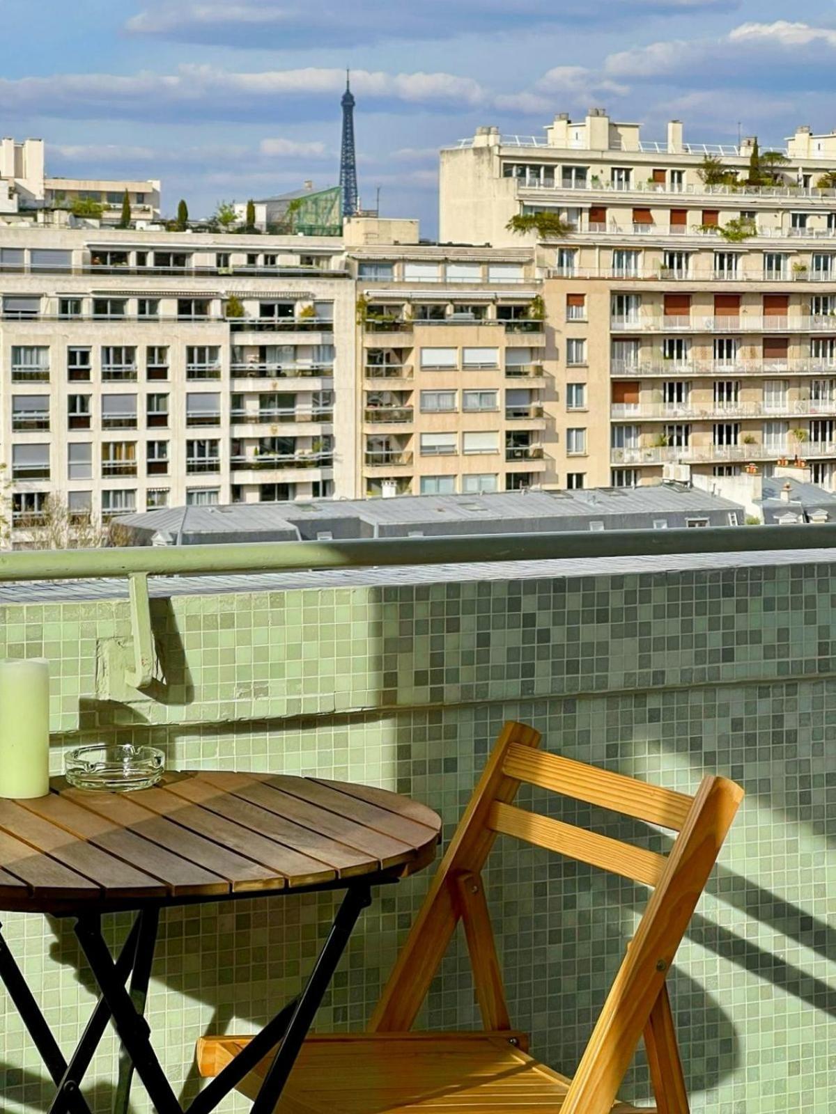 Appartement Terrasse - Vue Tour Eiffel Parijs